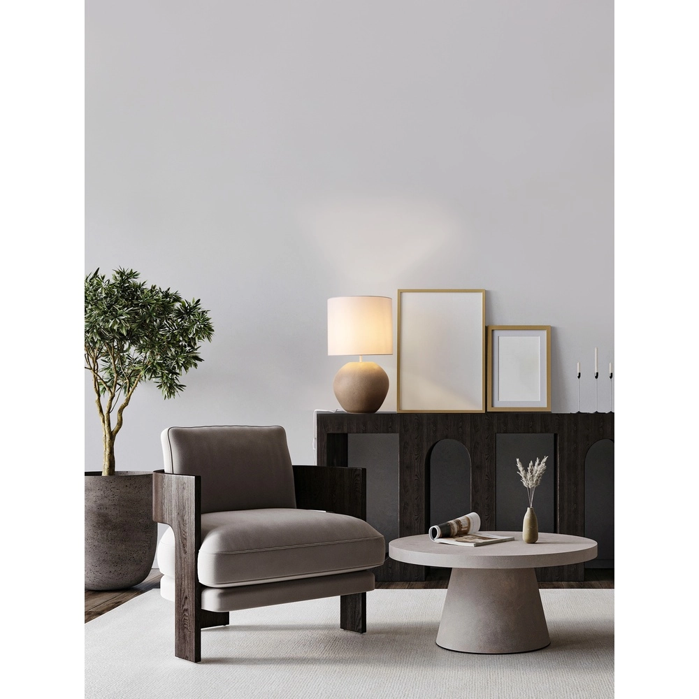 Tischlampe Mizu Creme mit weißer Kapuze Lyora 5212017468901