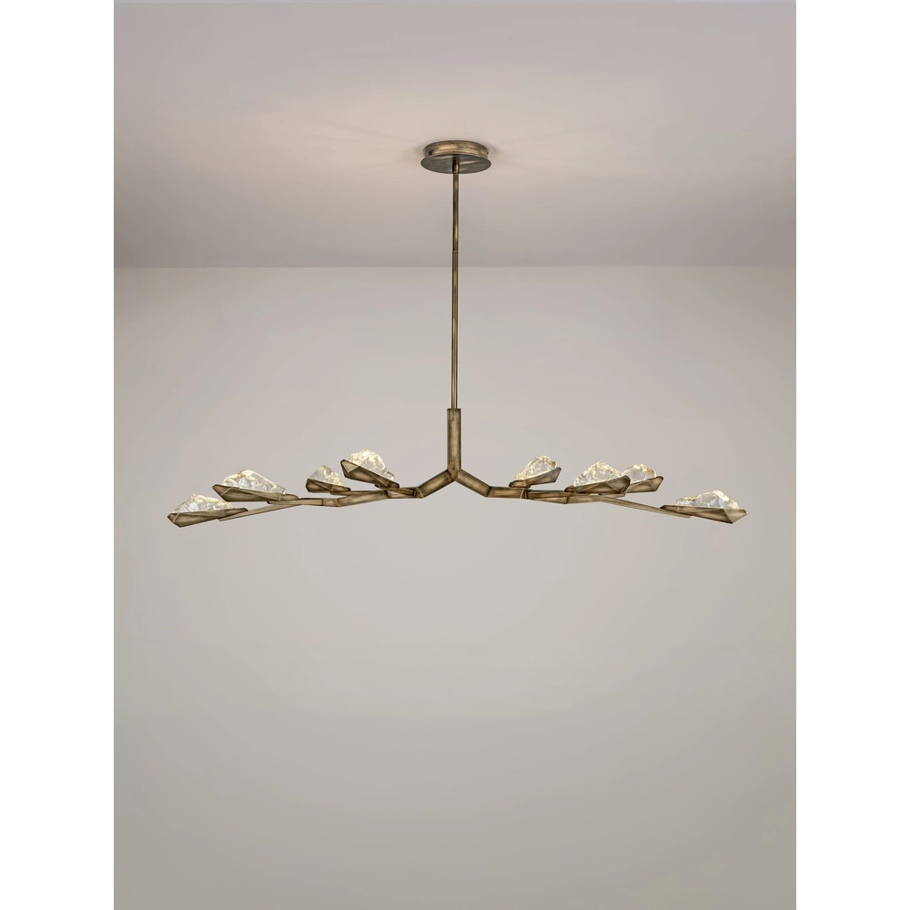 Antike Pendellampe Greta Antikmessing 172,5 cm Lyora 5212063500341