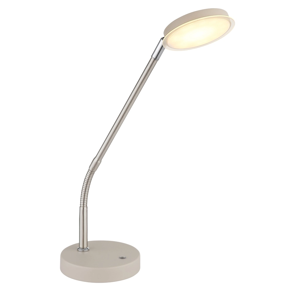 Schreibtischlampe Silvio Sandbraun Globo 9007371593033