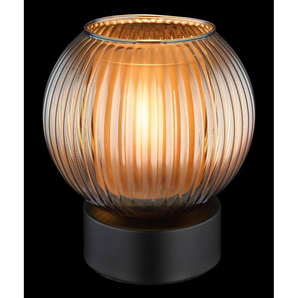 Tischlampe Zumba Rauchglas Ø 15cm Globo 9007371447015