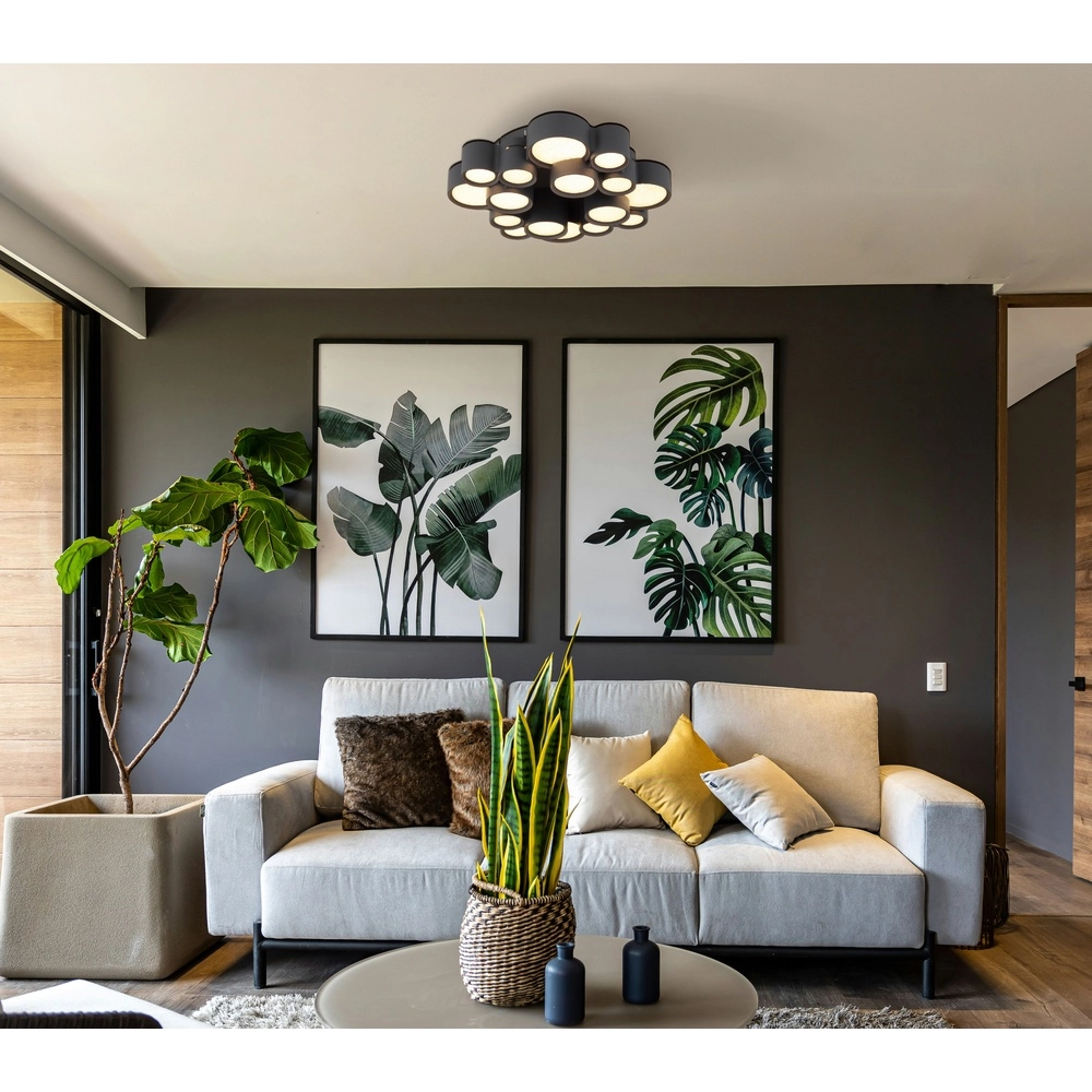 Design-Deckenlampe Darla Schwarz Globo 9007371589463