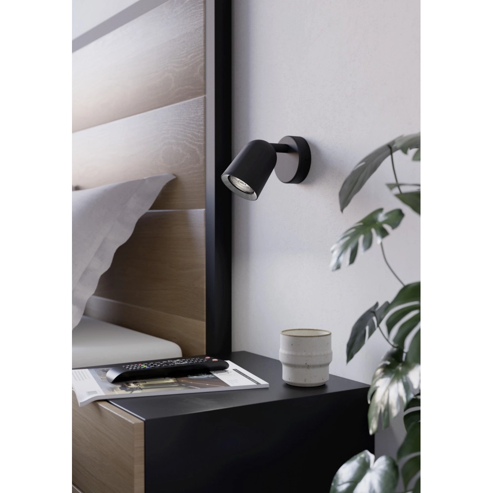 Aufputz-Spot Camaldoli schwarz Eglo 9008606360437