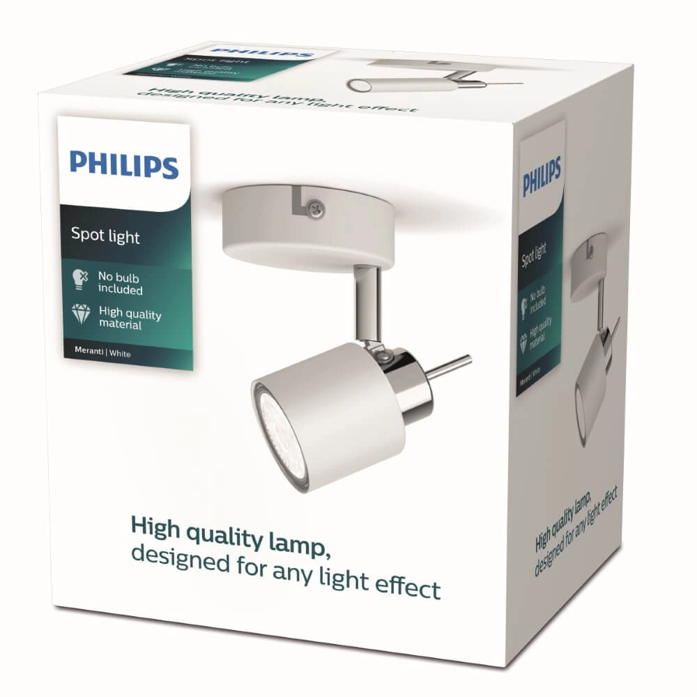 Weiße Wandspot Meranti Philips 8719514465299