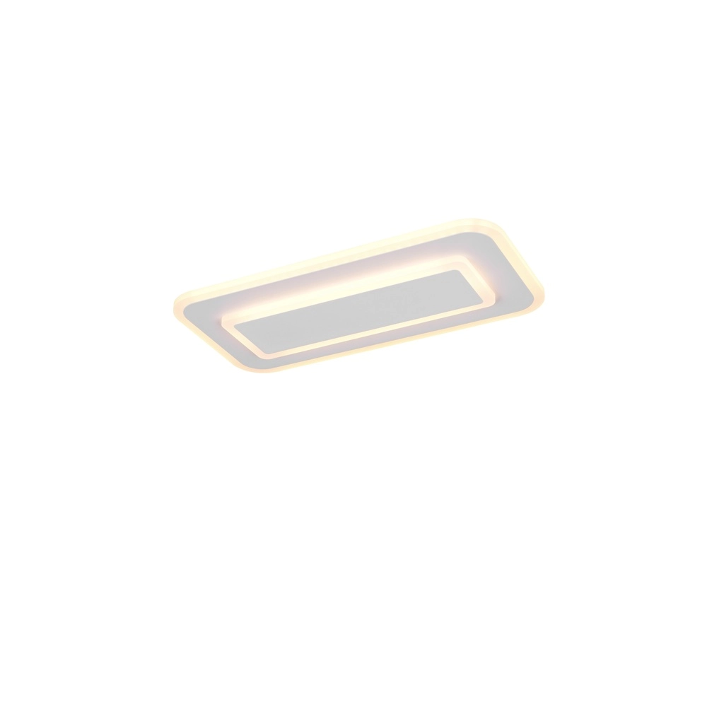 Moderne Deckenlampe Riva Weiß 40cm Trio 4017807682939