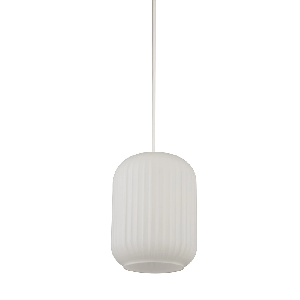Pendelleuchte Pearl schwarz mit weißem Glas Searchlight 5053423306582