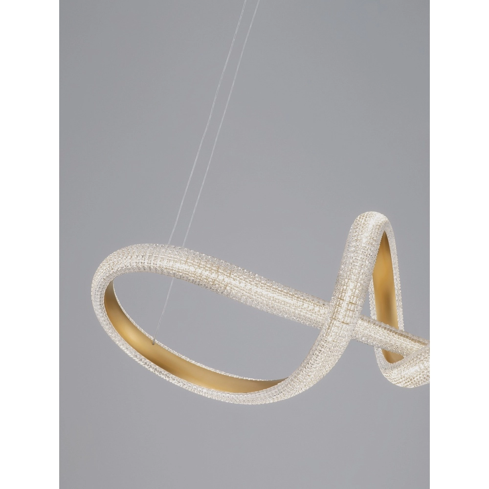Pendelleuchte Medora Locke gold 75cm Lyora 5212017433442