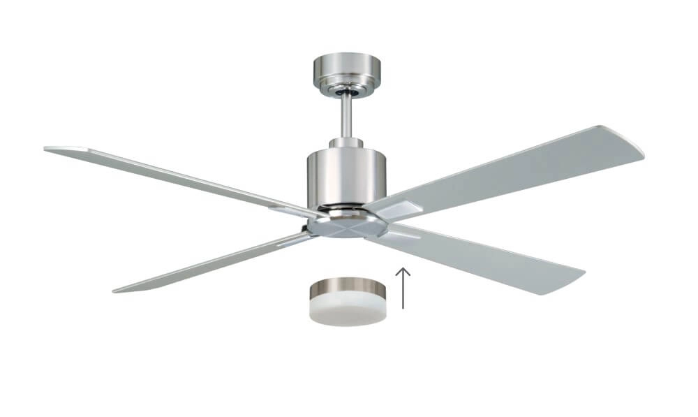Deckenventilator aus Edelstahl Airfusion Climate I Ø 132cm Beacon 9333509087960