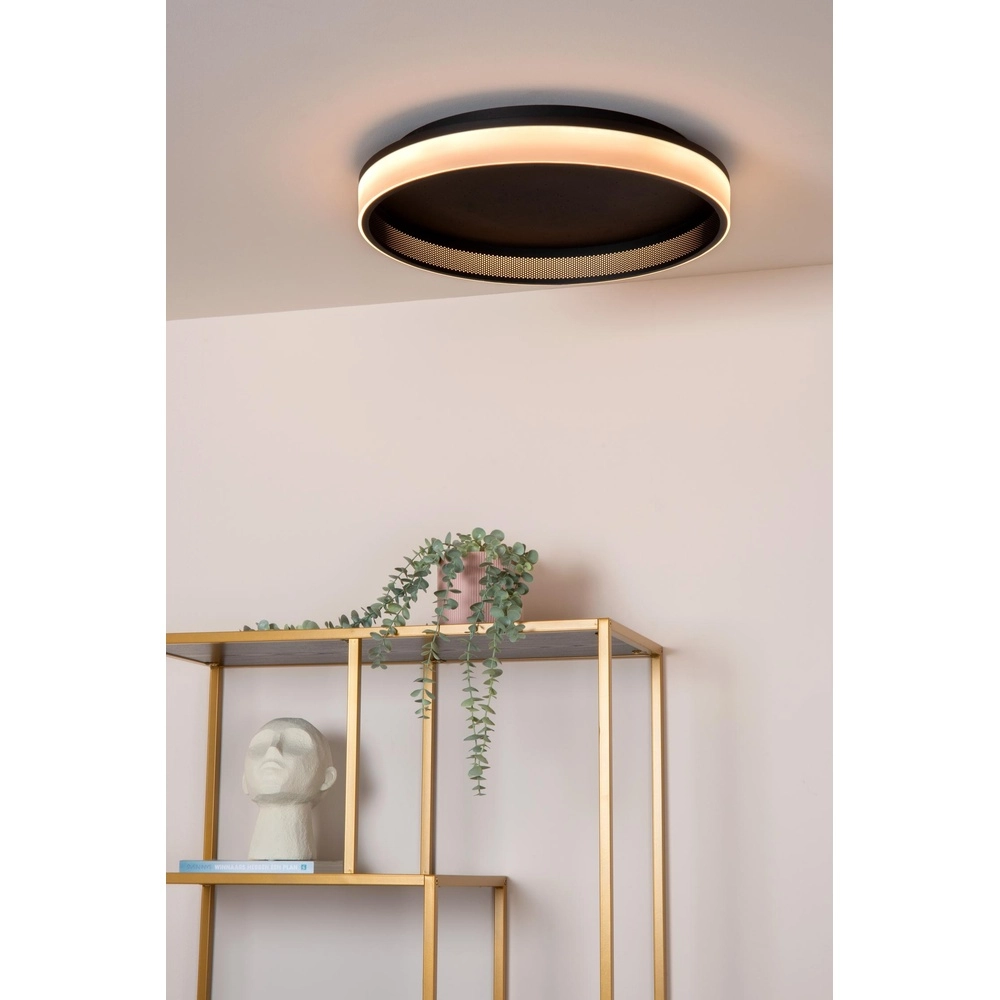 Design-Deckenlicht Estreja Ø 40cm schwarz Lucide 5411212712806