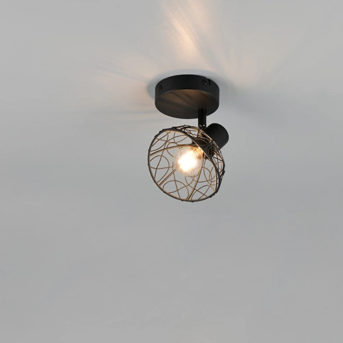 Deckenlampe Yako Single Black Trio 4017807670912