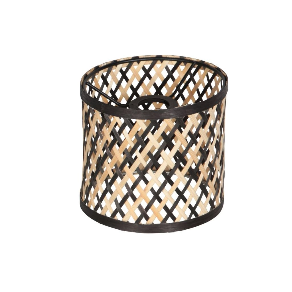 Tischlampe Sumba mit Bambuskappe Ø12 cm Steinhauer 8712746182859