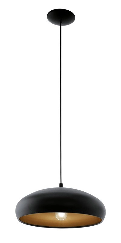 Pendelleuchte Mogano 1 40 cm schwarz mit rotem Käufer Eglo 9002759946050