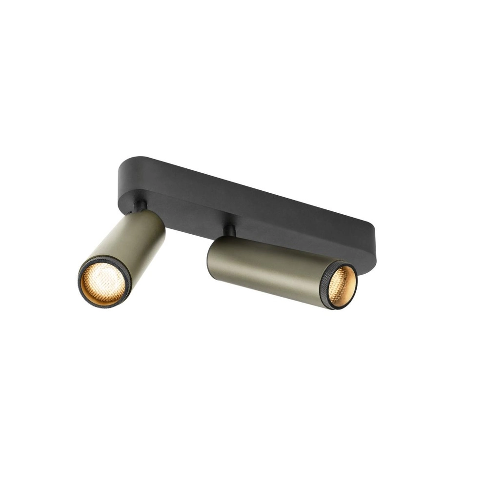 Aufputz-Spot Grip! M 2-flammige Bronze 2700K SLV 4024163304566