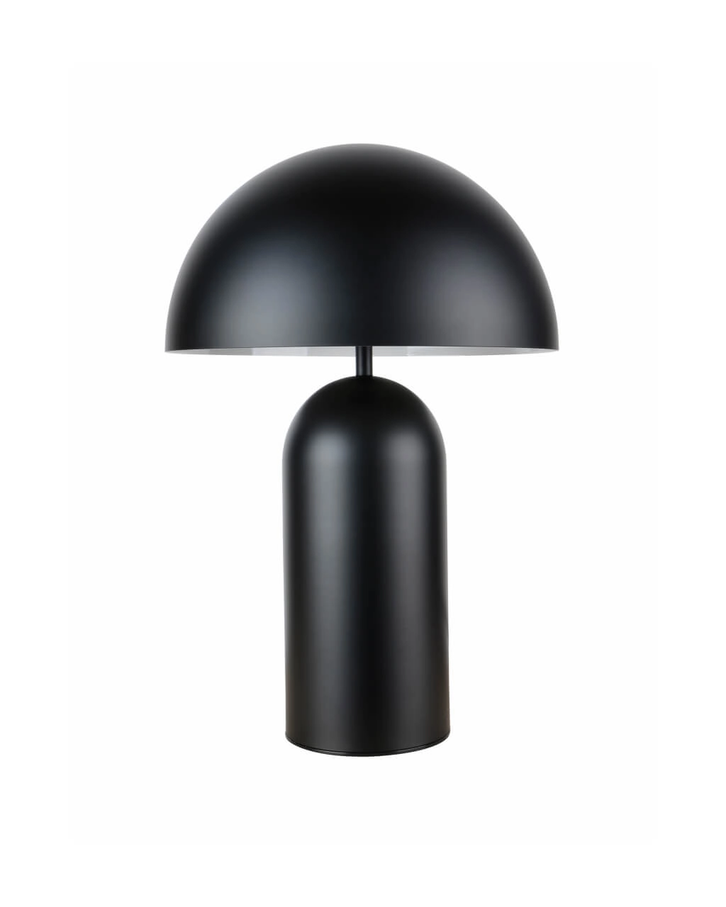 Tischlampe Best Ø 25cm schwarz mit weiß