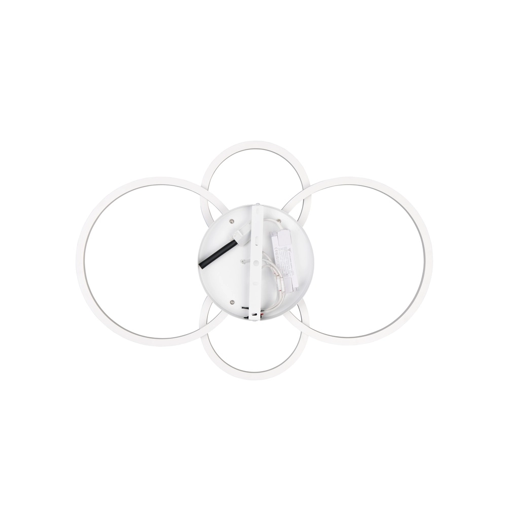 Moderne Deckenlampe Quilo Rundweiß Trio 4017807704259