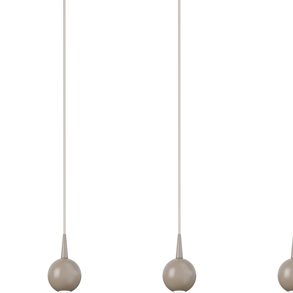 5-Licht Pendellampe Talana beige terra Ø 6cm DTW Masterlight 8718121399034