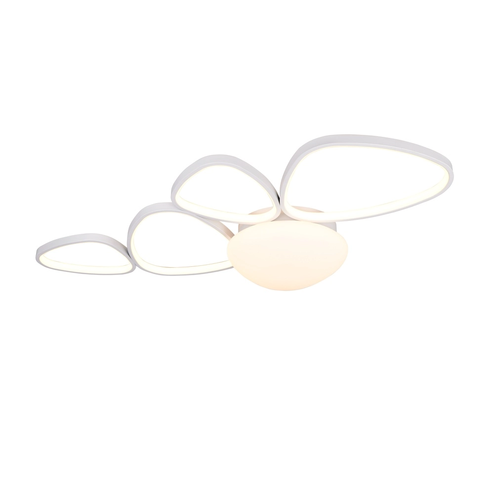 Moderne Deckenlampe Amelio Weiß 106 cm
