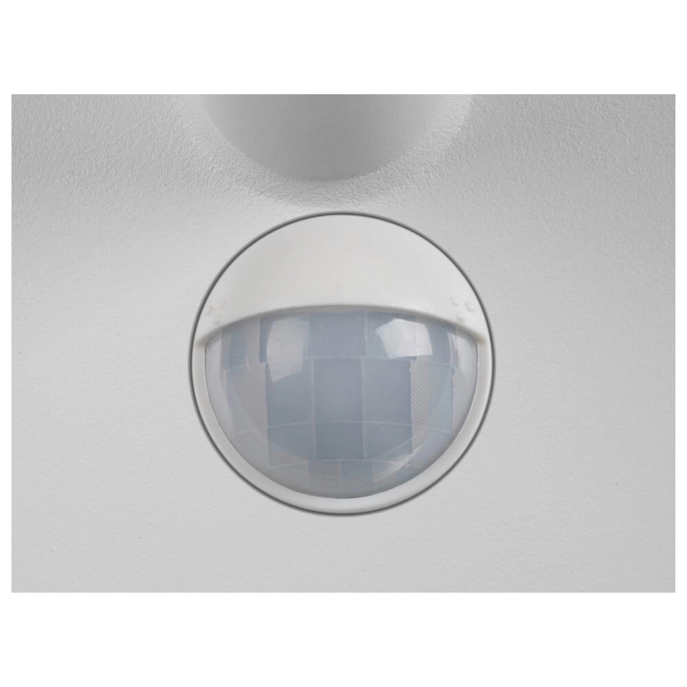 Schlanke Außenlampe Q-Ring mit Sensor - weiß SLV 4024163290739