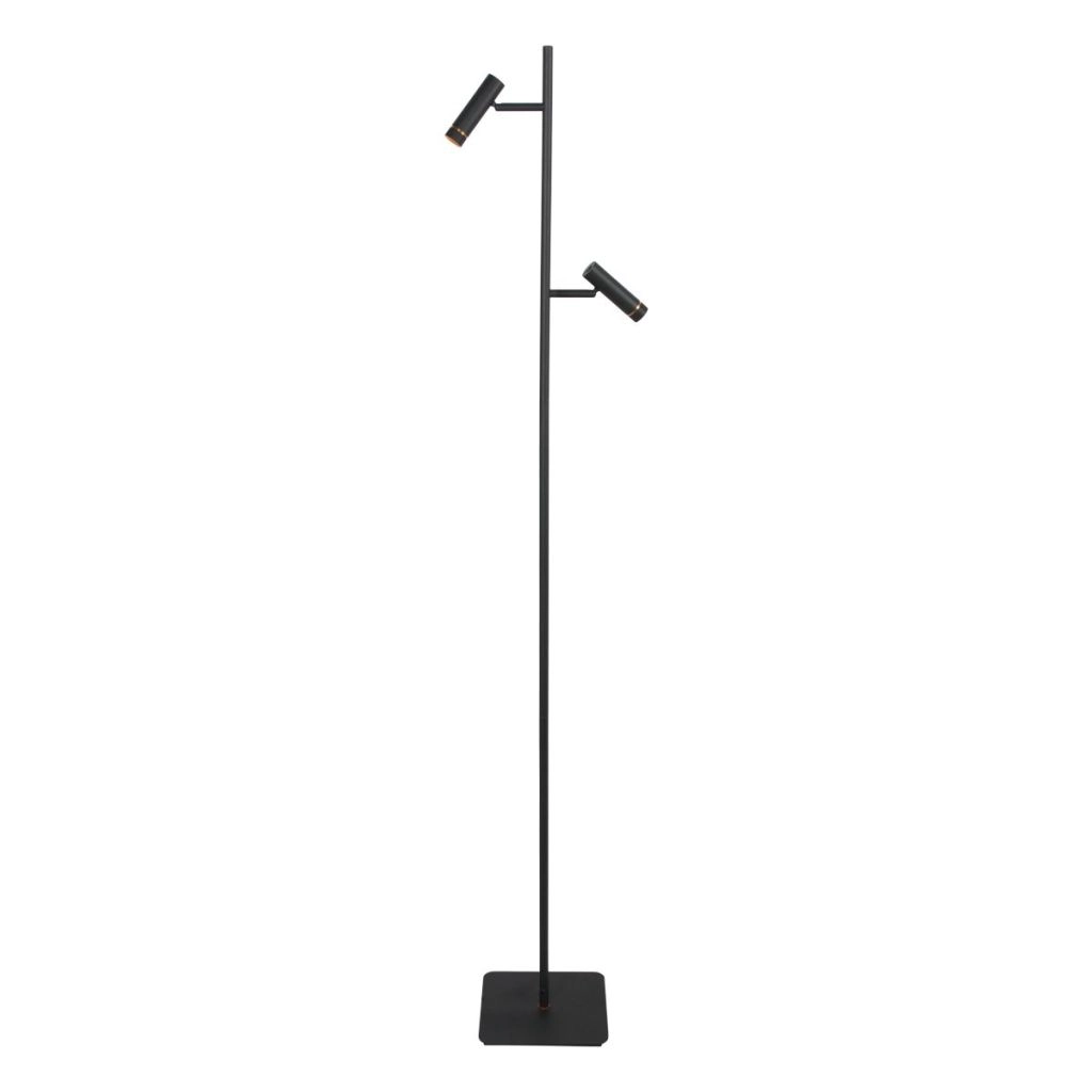 Stehlampe 2-Leuchten Lumo Schwarz Steinhauer 8712746184686
