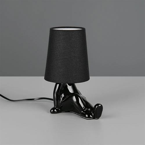 Tischlampe Huma Schwarz Trio 4017807682533