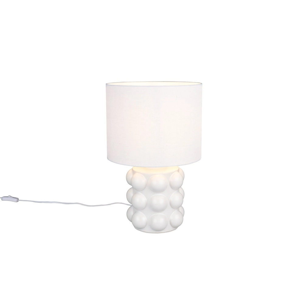 Tischlampe Kate weiß Ø 30cm Trio 4017807662597