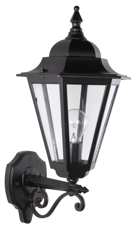 Wandleuchte klassisch Teccia Up 50cm schwarz Franssen 8019093023034