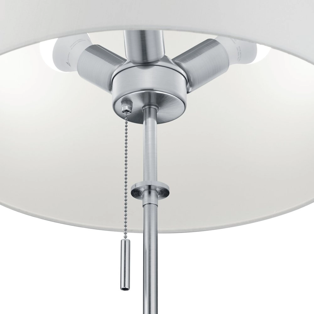 Stehlamp Lyon 138 cm Metallgrau Trio 4017807389654