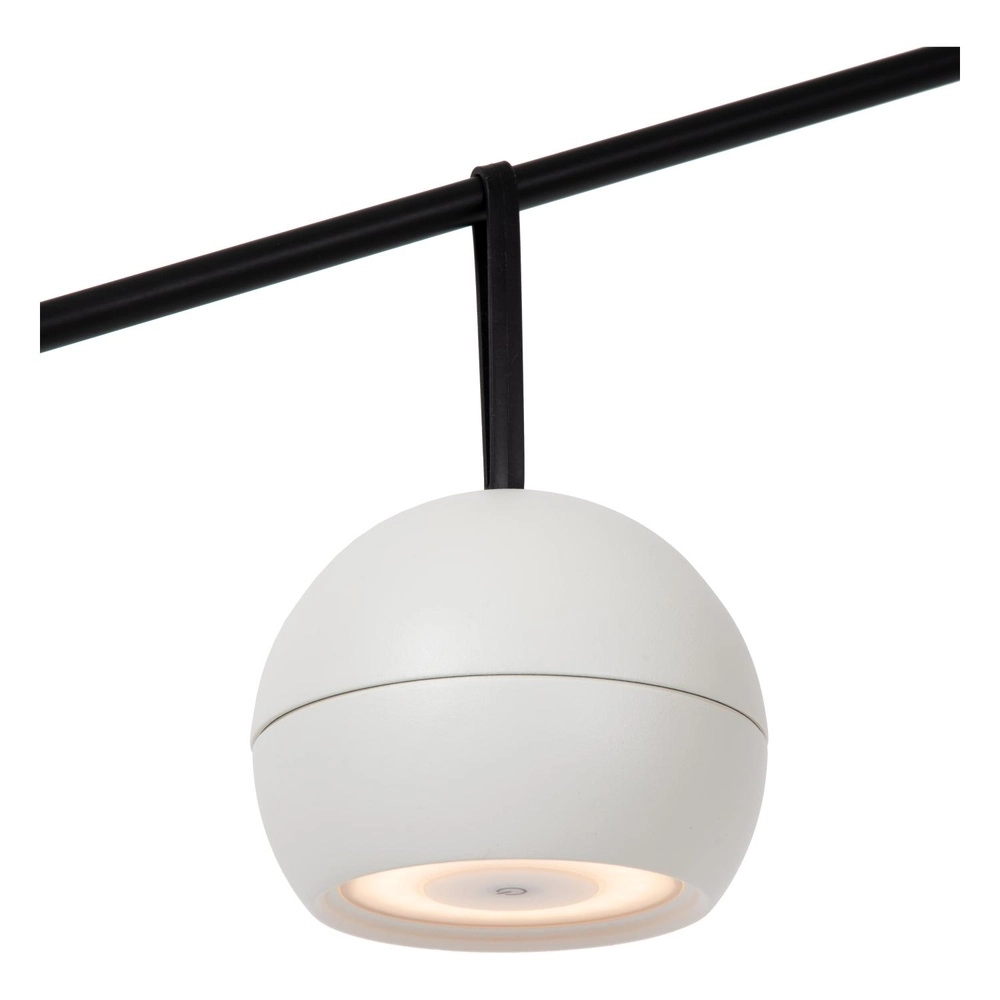 Wiederaufladbare Wandlampe Lunex Weißer Magnetmagnet Lucide 5411212272416
