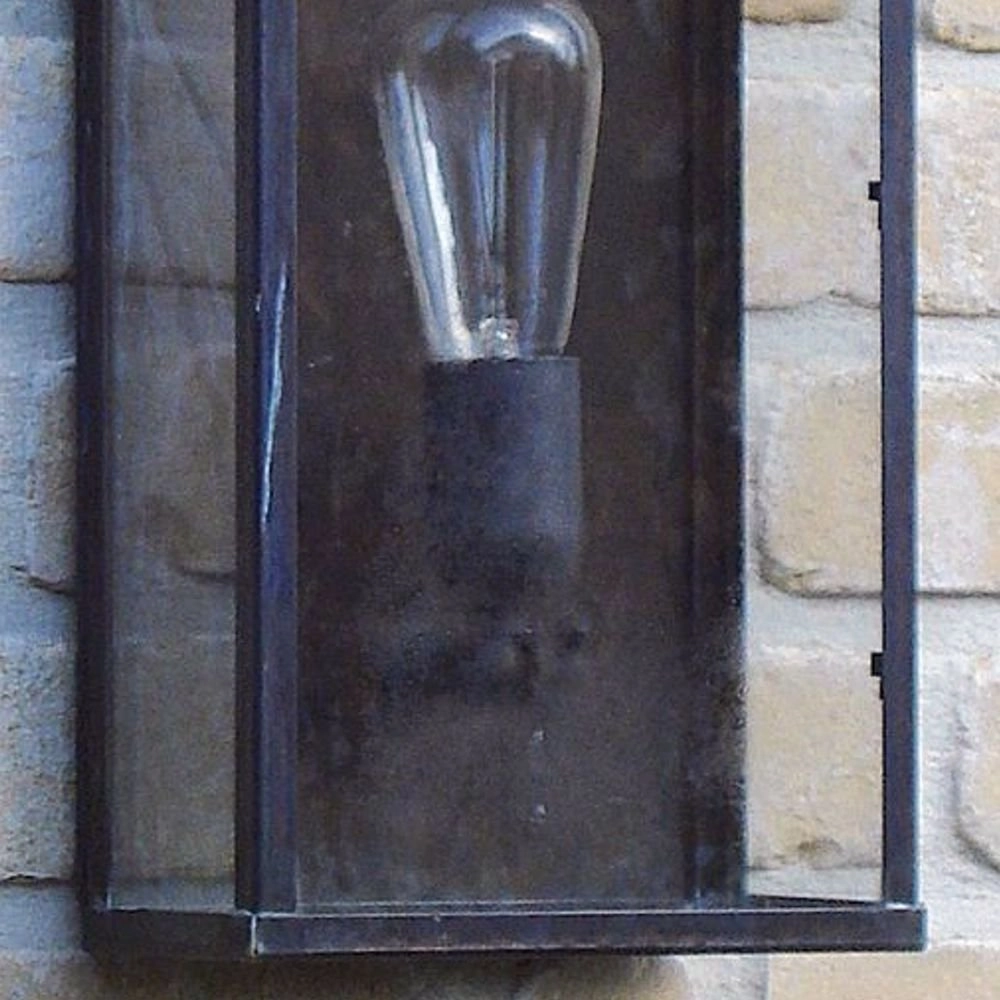 Rustic outdoor lamp Vitrine 1L 40cm Authentage 8716803505414