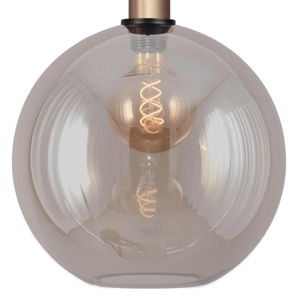 Hängelampe Ø 30cm Bella 2 Messinggold mit Goldglas Masterlight 8718121333946