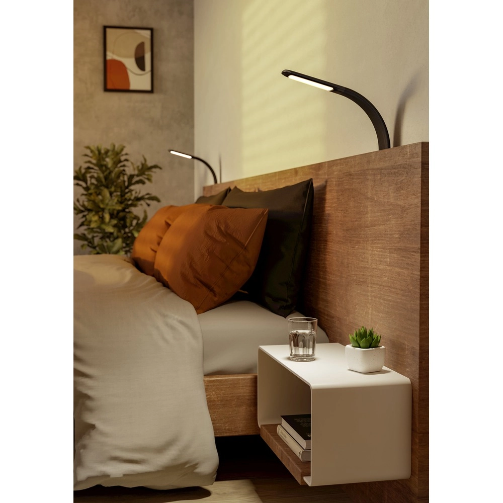 Klemmlampe Bevadoro Schwarz Eglo 9008606389209