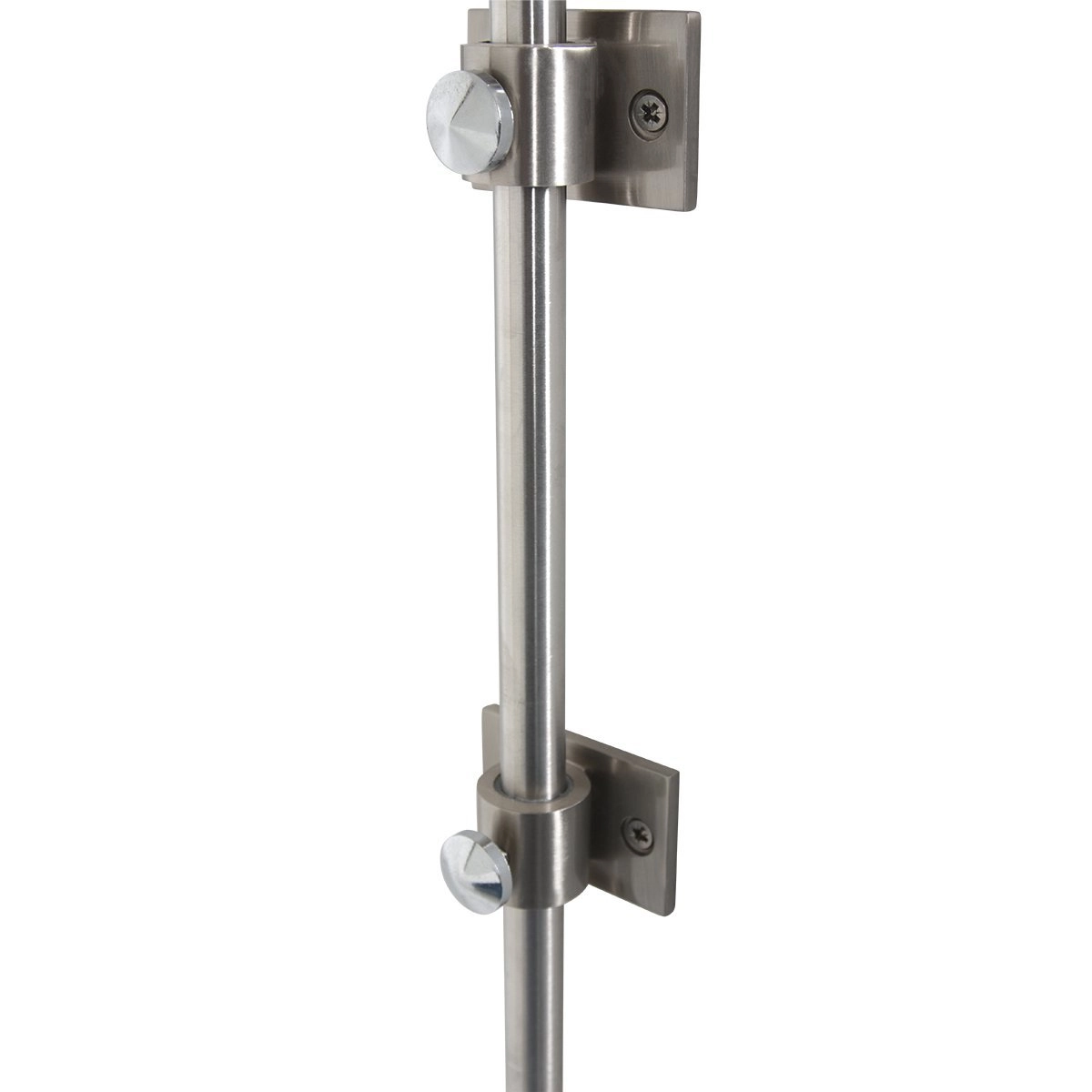Wandbogenlampe Sparkled Edelstahl mit taupefarbenem Samtschirm Steinhauer 8712746146165