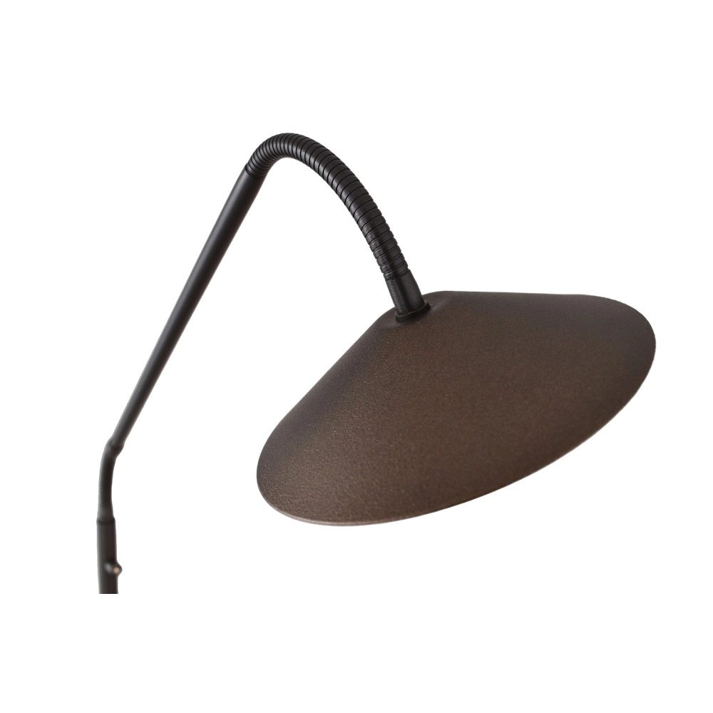 Bodenleselampe Ceppo Schwarz mit Kakaobraun Masterlight 8718121348063