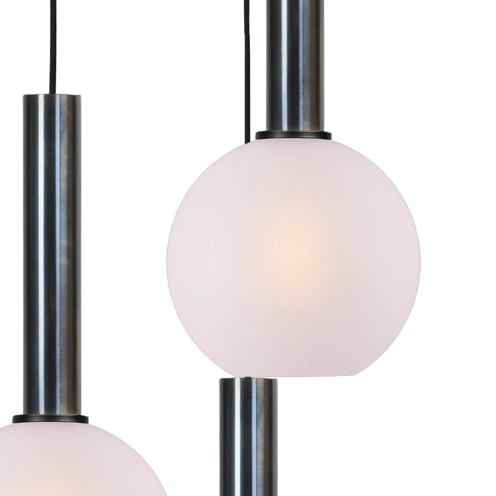 Vide-Hängelampe Bella 2 5 Leuchten mit weißen Linsen Masterlight 8718121344485