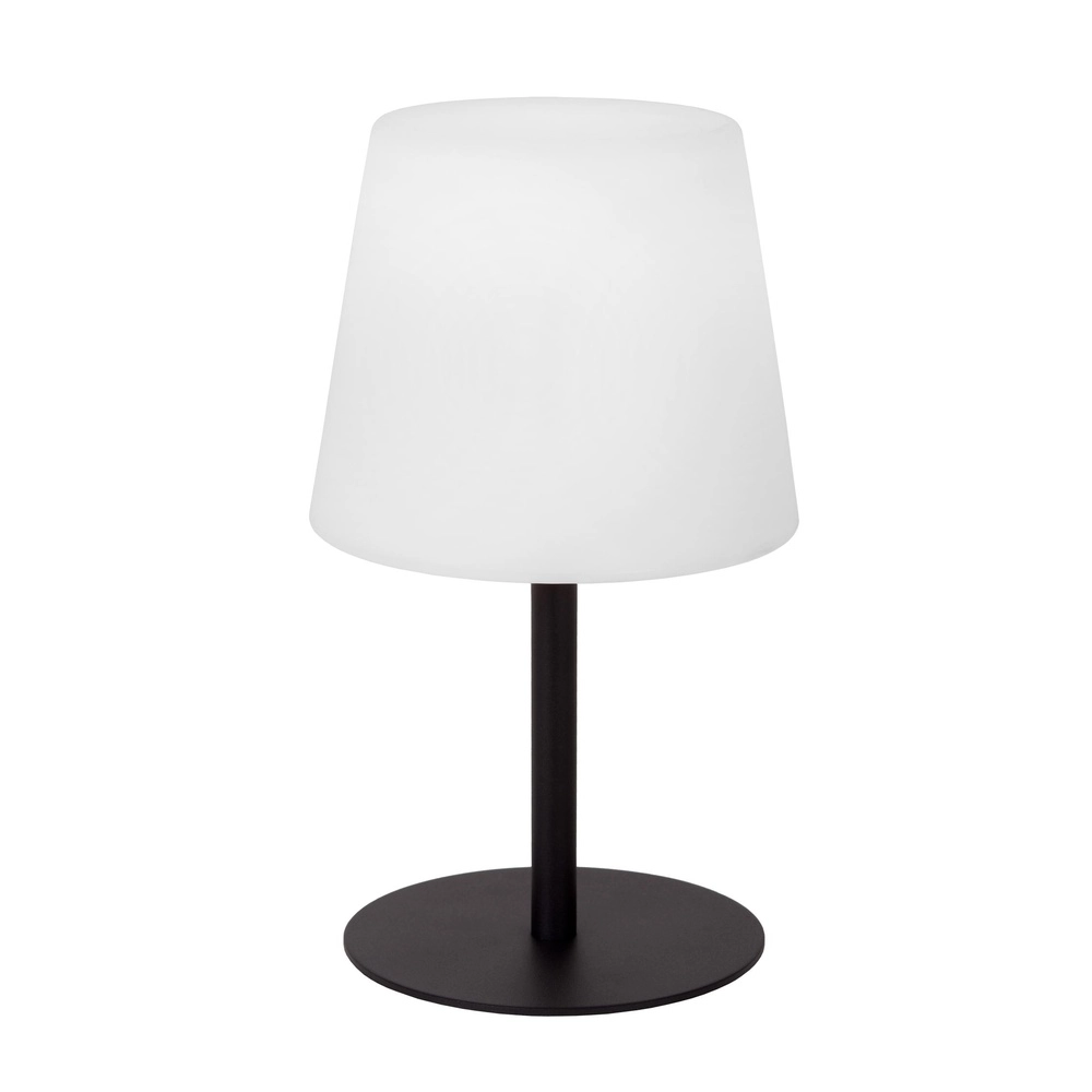 Wiederaufladbare Tischlampe Tyon Schwarz Lucide 5411212134745