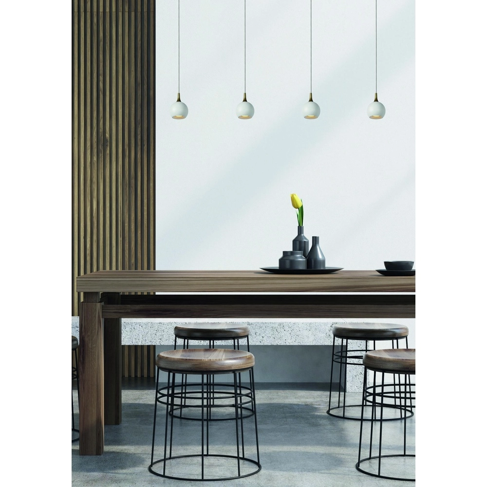 Design-Pendellampe Favori Weißes 4-Licht Lucide 5411212093103