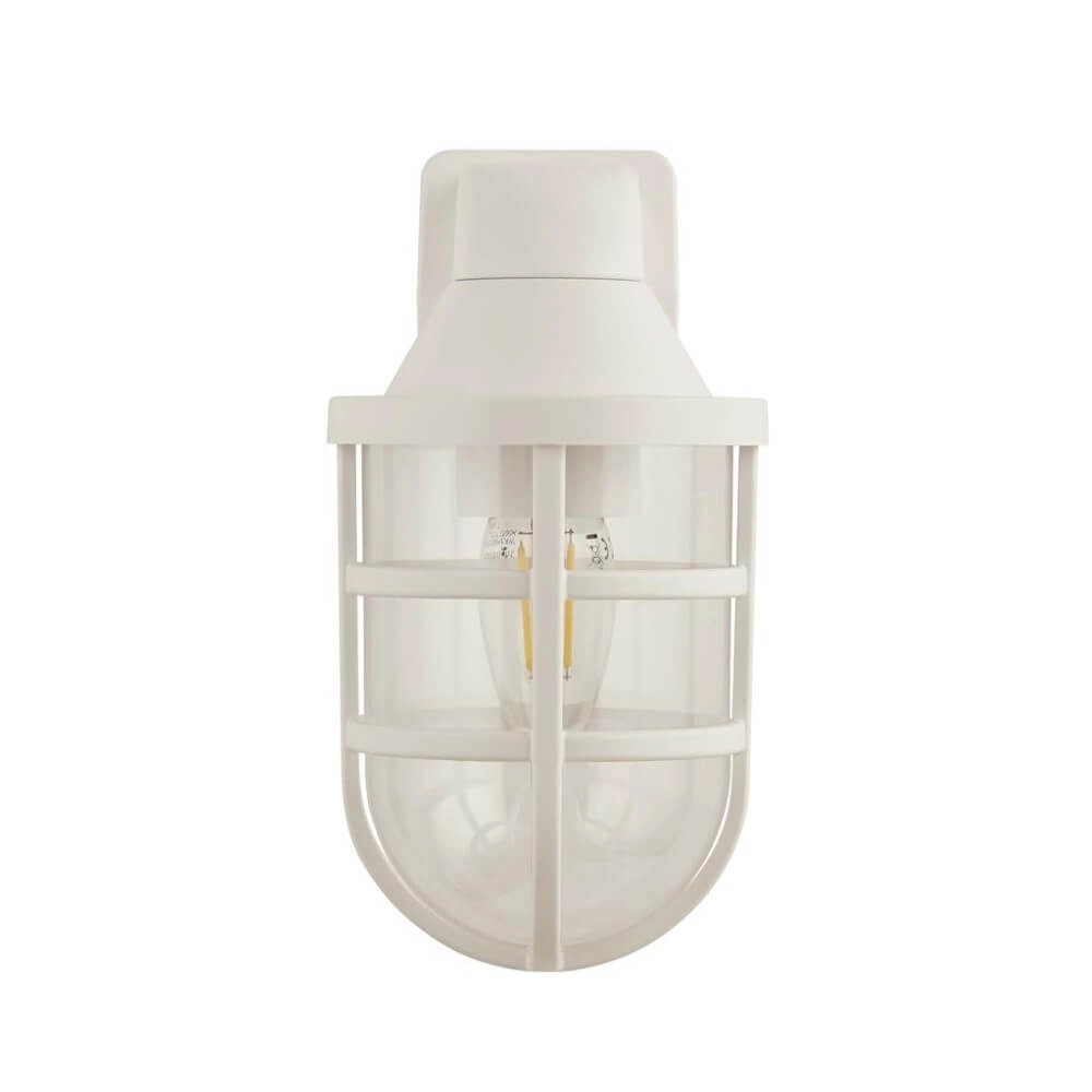 White outdoor lamp Seaside for coastal areas