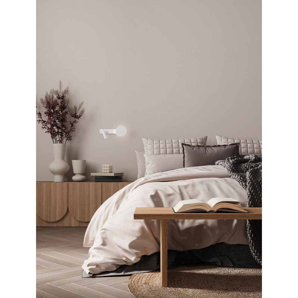 Nachttischlampe Noima weiß Lyora 5212017455253