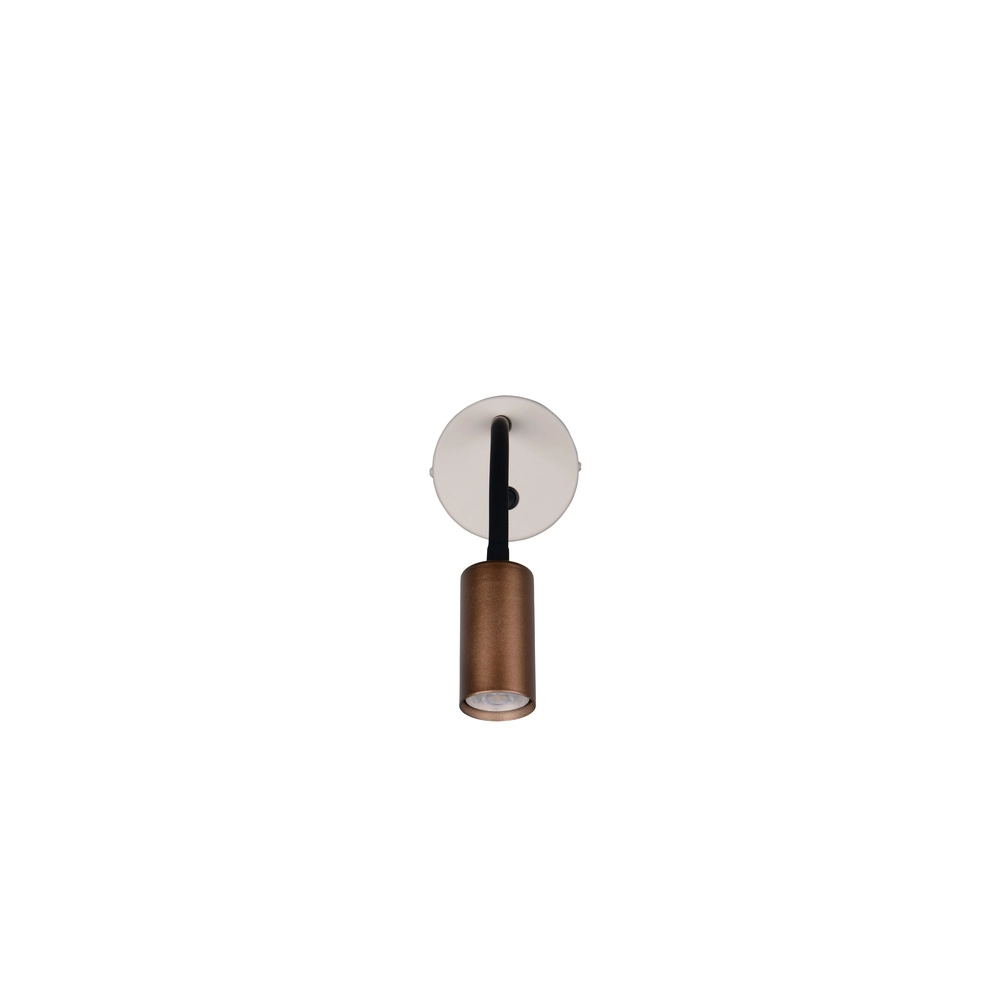 Wandlicht Taryn Mocha Brown mit Schalter Trio 4017807685695
