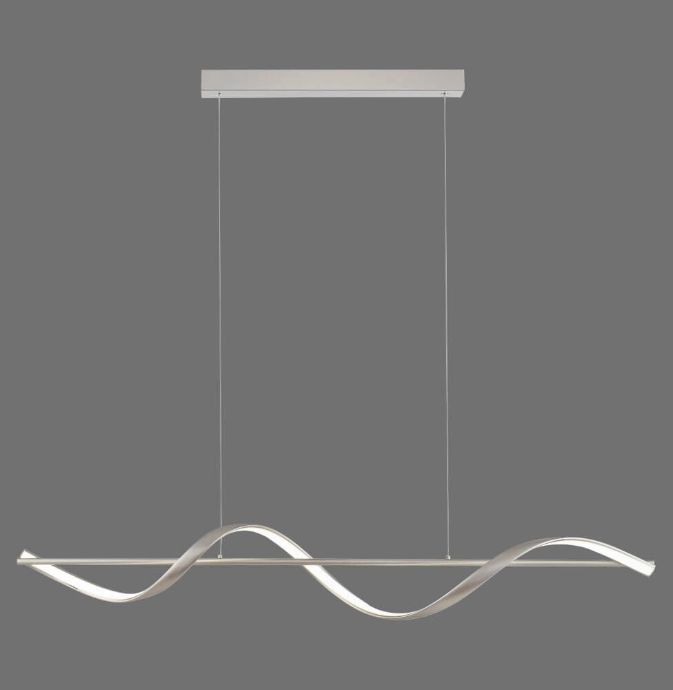 Gewellte Hängelampe Q-Swing Metall Paul Neuhaus 4012248374856