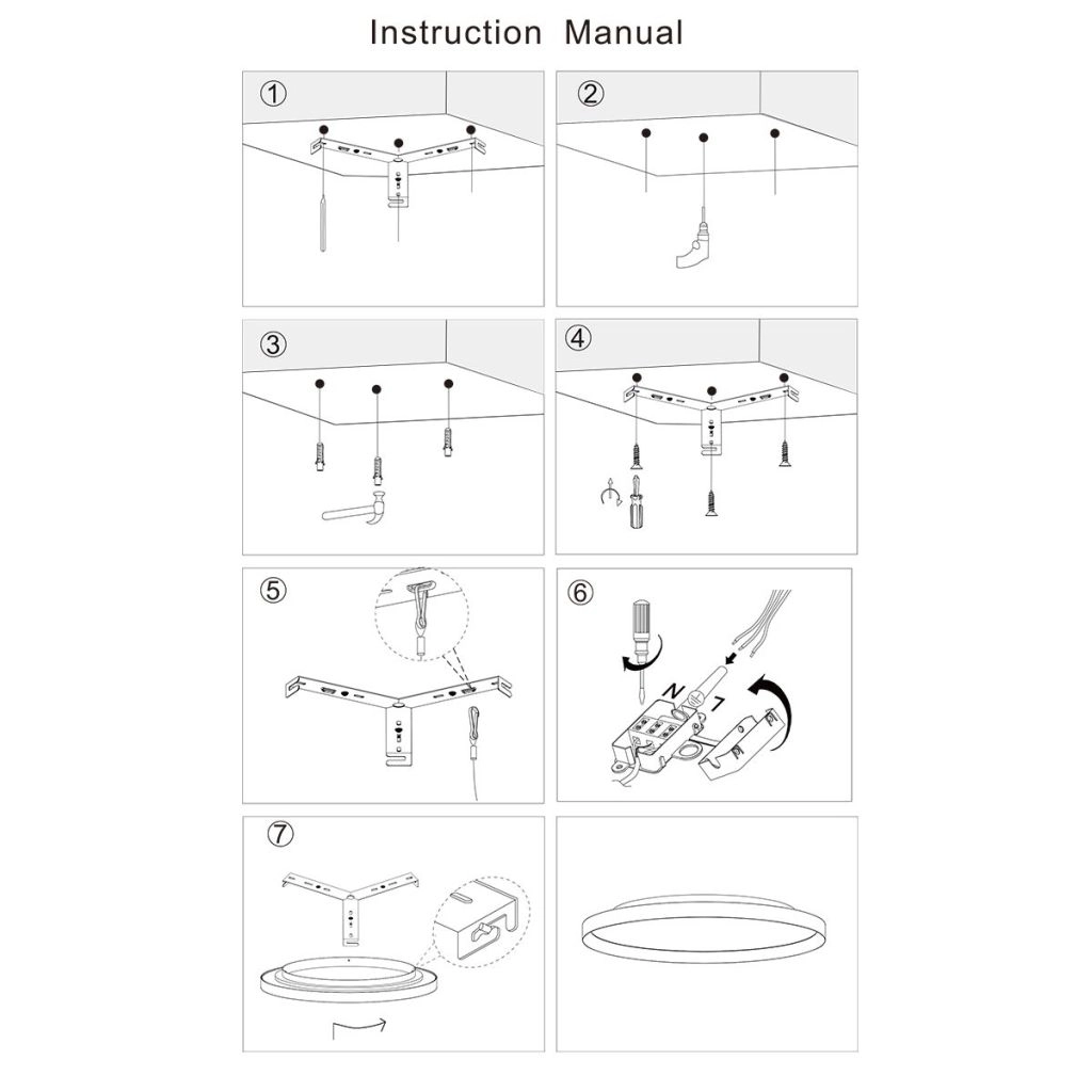Moderne Deckenbeleuchtung Flady metallgrauer Ø30cm Steinhauer 8712746180992