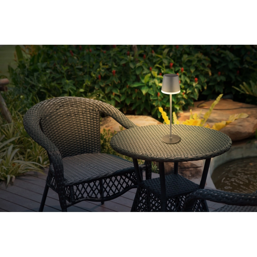 Solartischlampe Vannieso Anthrazit Globo 9007371446698