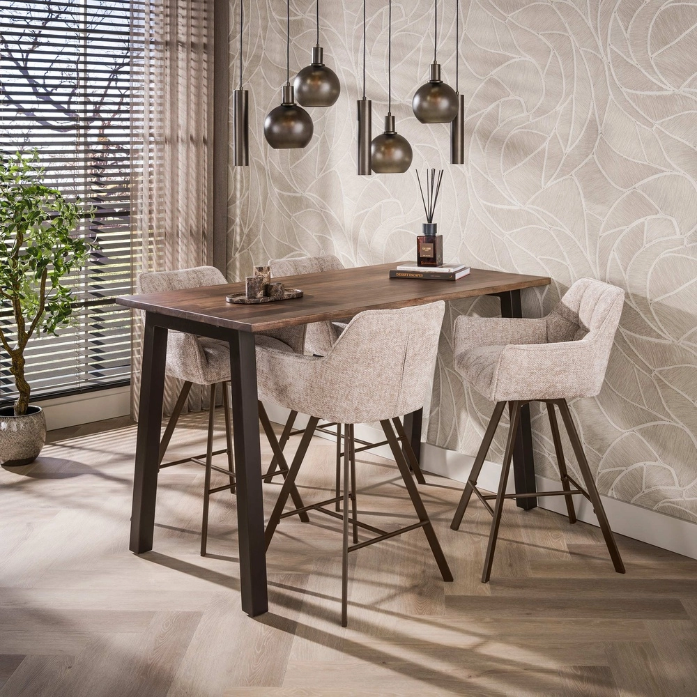 Esstisch-Pendellampe Sfera mit Glaskugeln und Anhängern Lyora 8716803512399