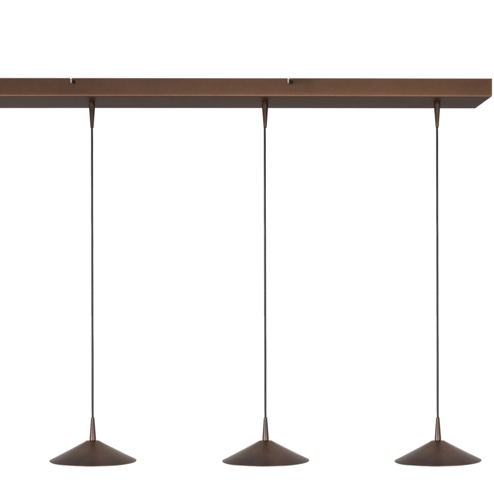 4-Licht Pendellampe Ceppo kakaobraun Ø 18 cm Masterlight 8718121347363
