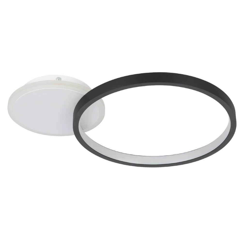 Verstellbare LED-Deckenleuchte Gafares rund - schwarz Eglo 9008606241002