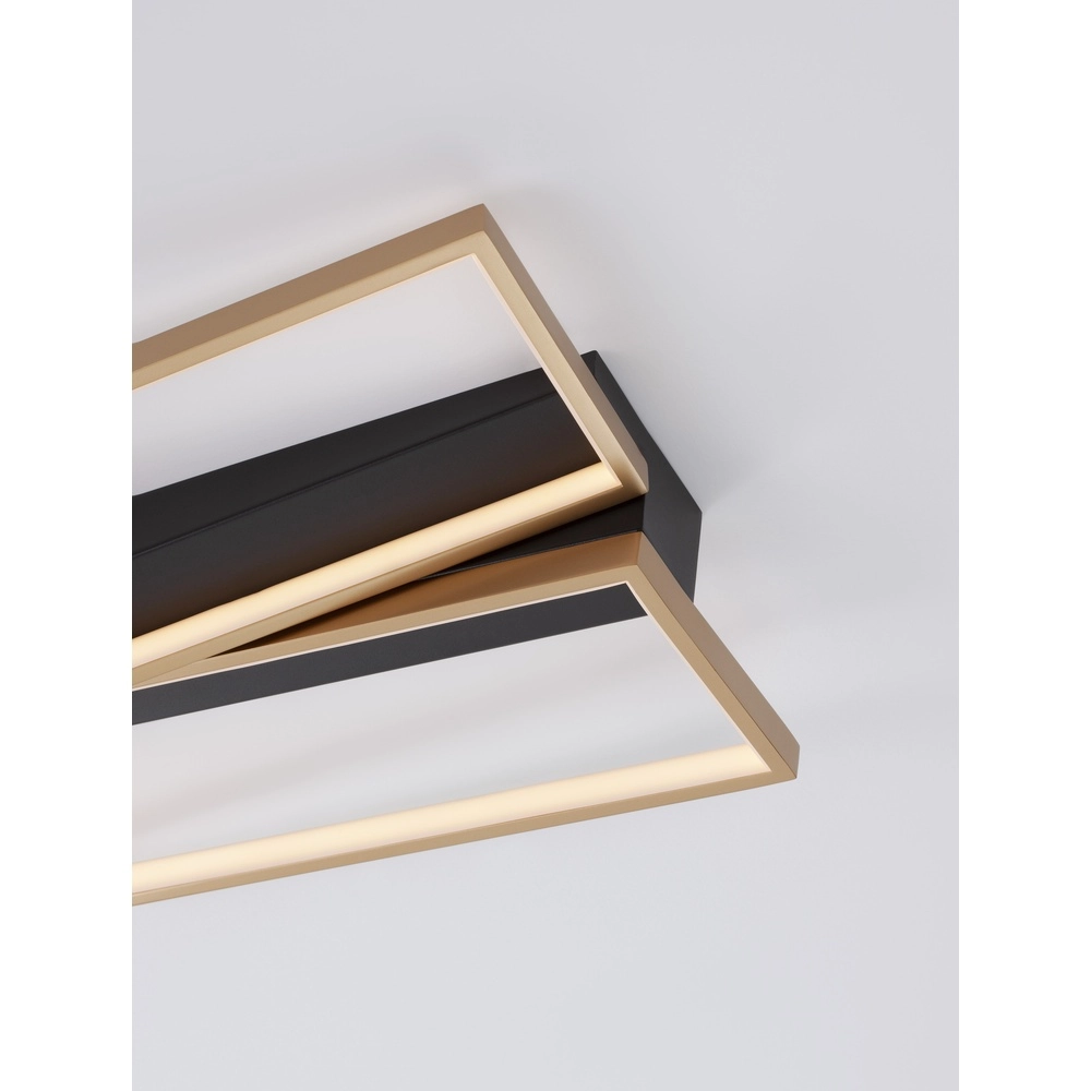 Design-Deckenleuchte Elize schwarz mit gold Lyora 5212017433145