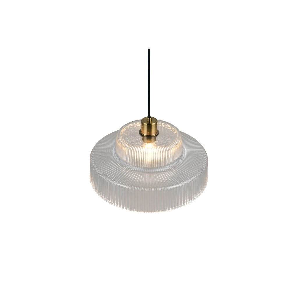 Klassische Pendellampe Abella Transparentes Glas Trio 4017807677706