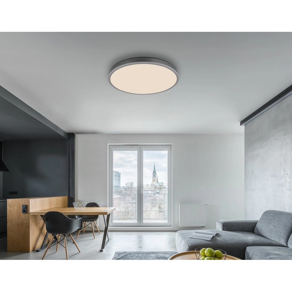 Design-Deckenlampe Doro Ø 60 cm silbergrau Globo 9007371528554