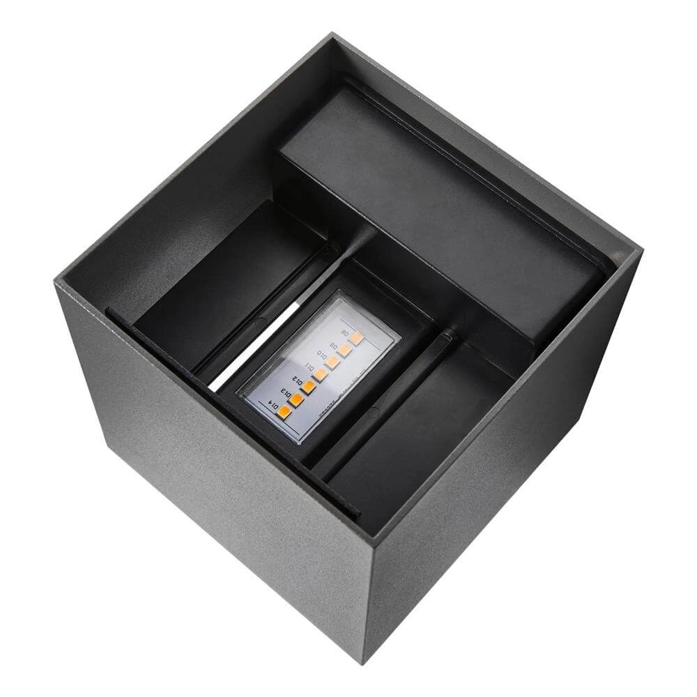 Quadratischer Aufputz-Spot Milda anthrazit Nordlux 5704924017728