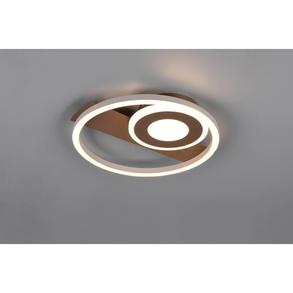 Moderne Deckenleuchte Horus mokkabraun Trio 4017807653380