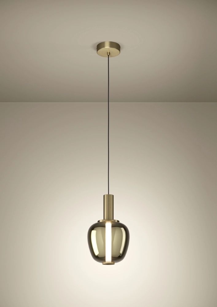 Design-Pendellampe Fruitera gold Ø 21 cm Stars of Light 9008606360031